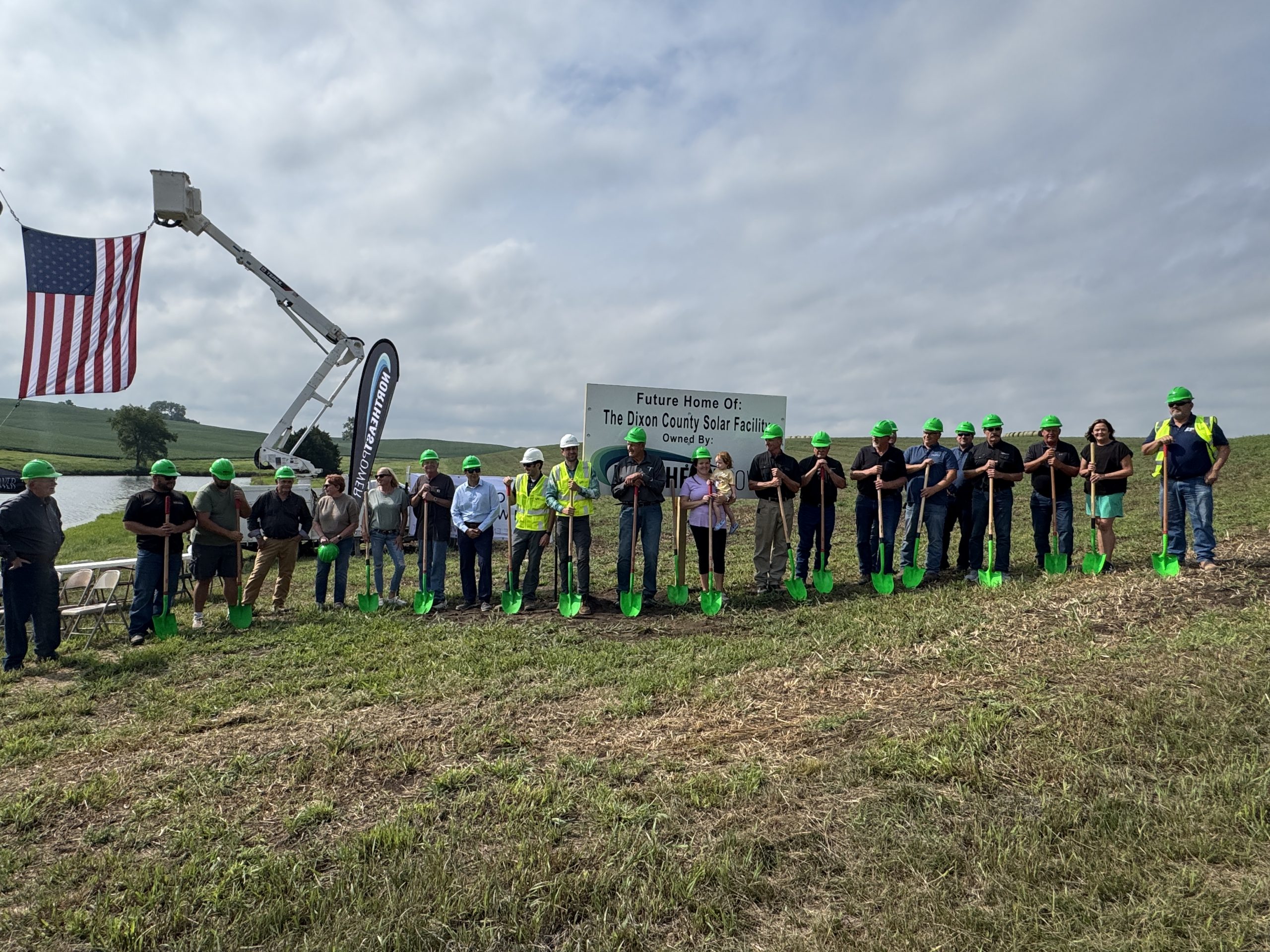 Solar project ribbon cutting in Martinsburg Nebraska