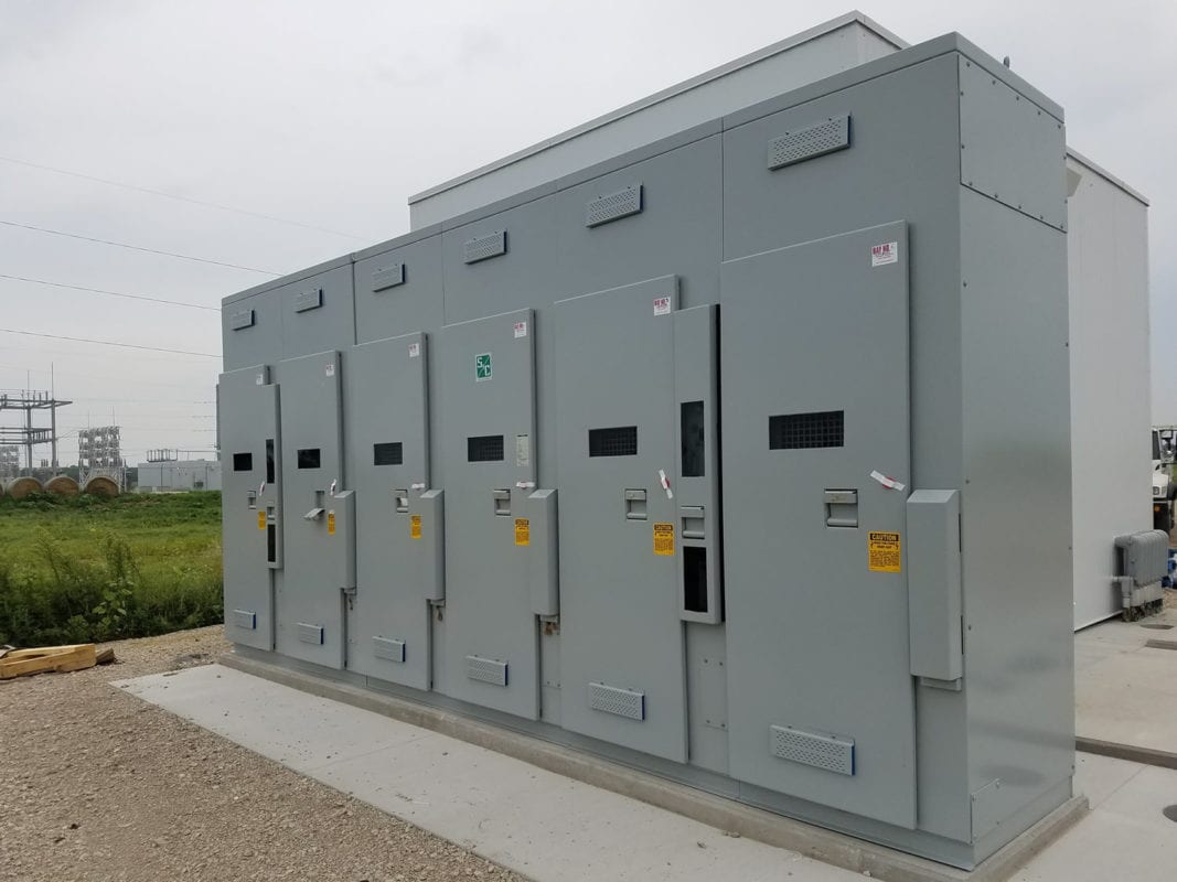 Commercial and industrial electrical equipment installed by Trinity Electric