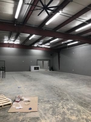 Thrive Fitness commercial electrical project by Trinity Electric