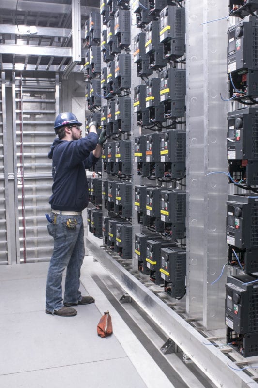Trinity Electric industrial electrical work at an Empirical Foods facility